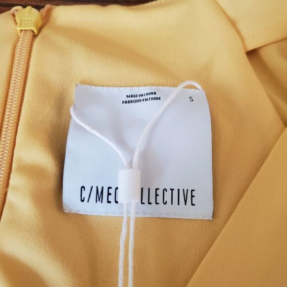 NWT C/MEO Recollect Mini Dress in Honey Sz small - Picture 4 of 6